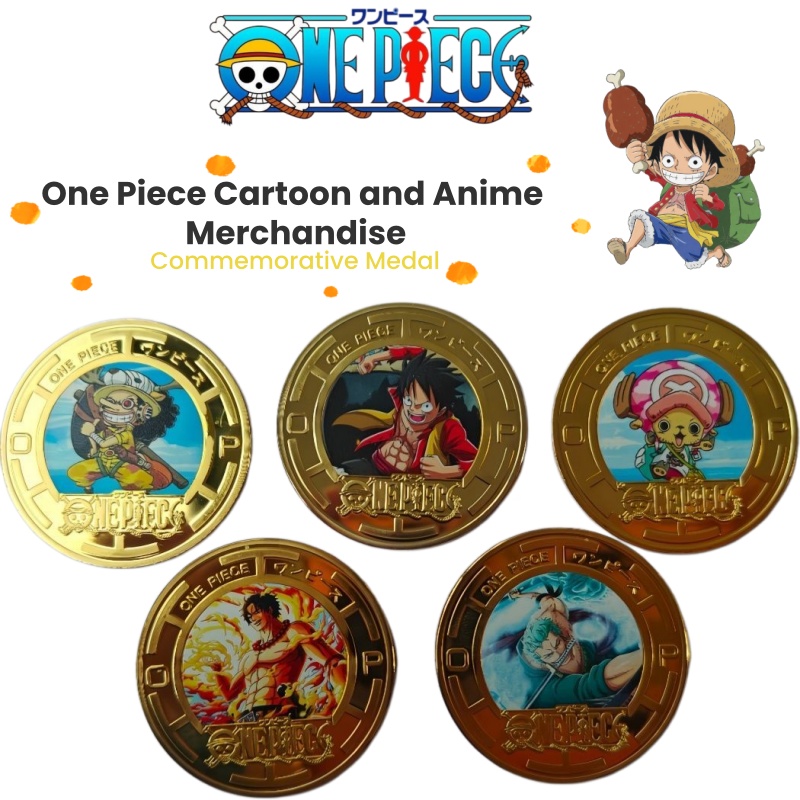 Model Kit Anime - One Piece cartoon character creative metal