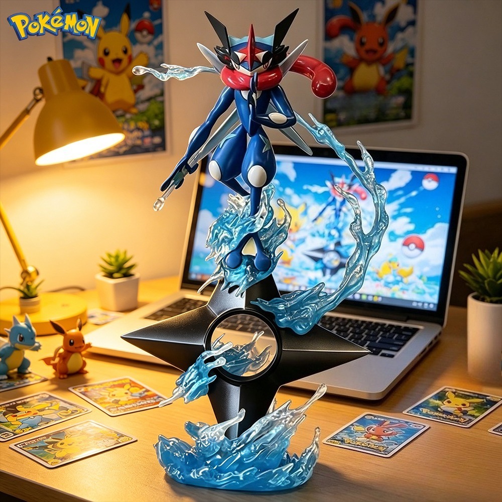 Model Kit Gurren Lagann - 19cm/7.48in Anime Pokemon Figure Greninja Action
