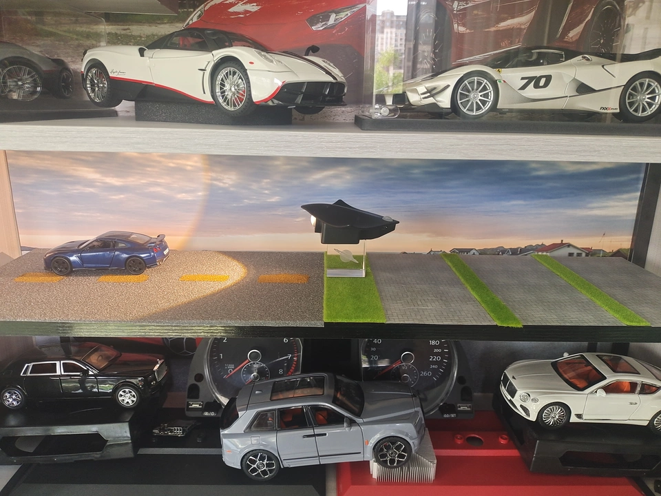 2pcs Miniature Simulation Road - огляд і ціна Model Kit Wall E