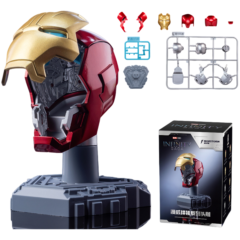 Original Iron Man Helmet Mask  - огляд і ціна Model Kit Iron Man Mark 50