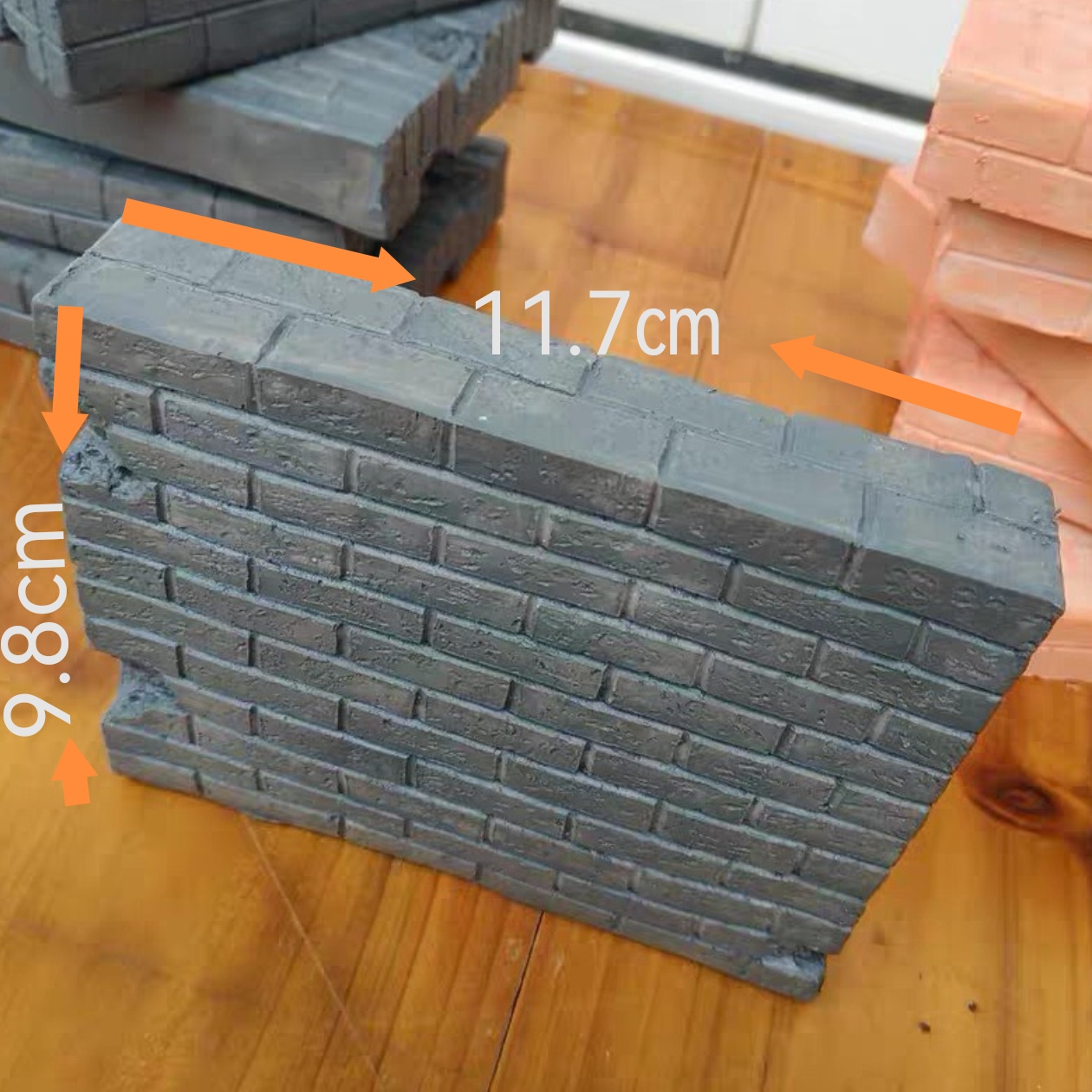 Miniature Brick Wall Plaster D - огляд і ціна Model Kit Wall E
