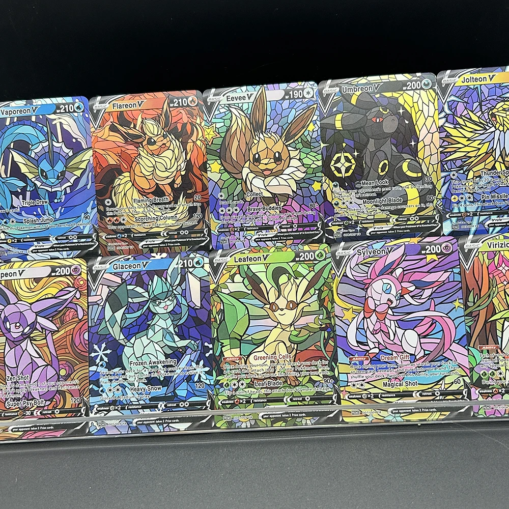 10Pcs/set Diy PTCG Eevee Umbre - огляд і ціна Model Kit Anime