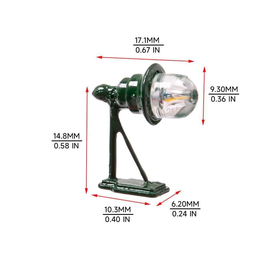 2Pcs Miniature 3V Led Lights M - огляд і ціна Model Kit Wall E