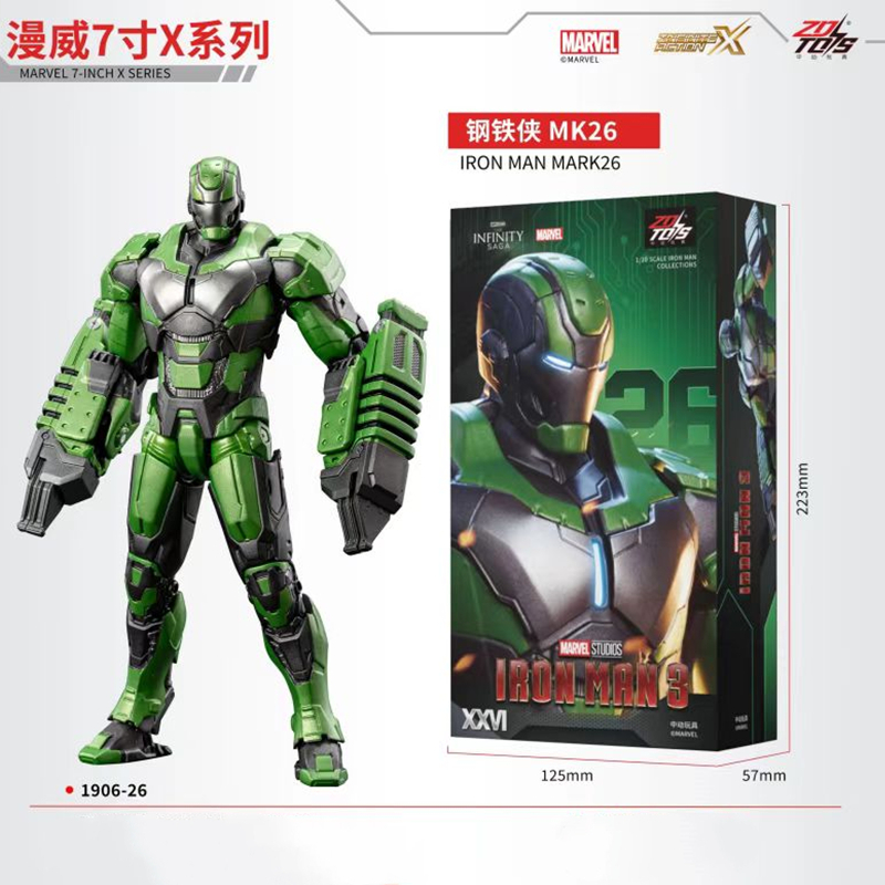 ZD Toys Iron Man Action Figure - огляд і ціна Model Kit Iron Man Mark 50