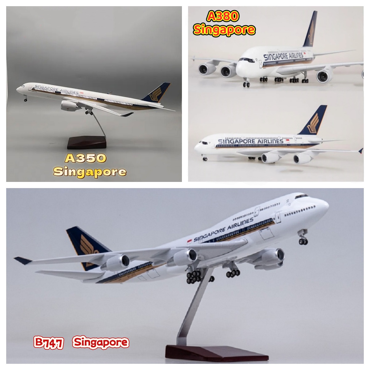 Singapore Airways A350/A380/B7 - огляд і ціна Model Kit Singapore