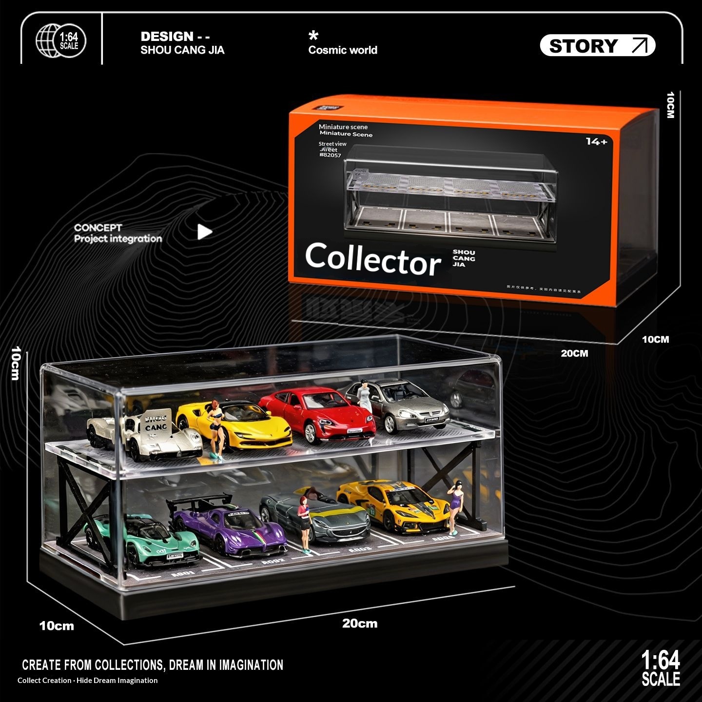 Collector 1:64 Scale Two-Story - огляд і ціна Model Kit Diorama