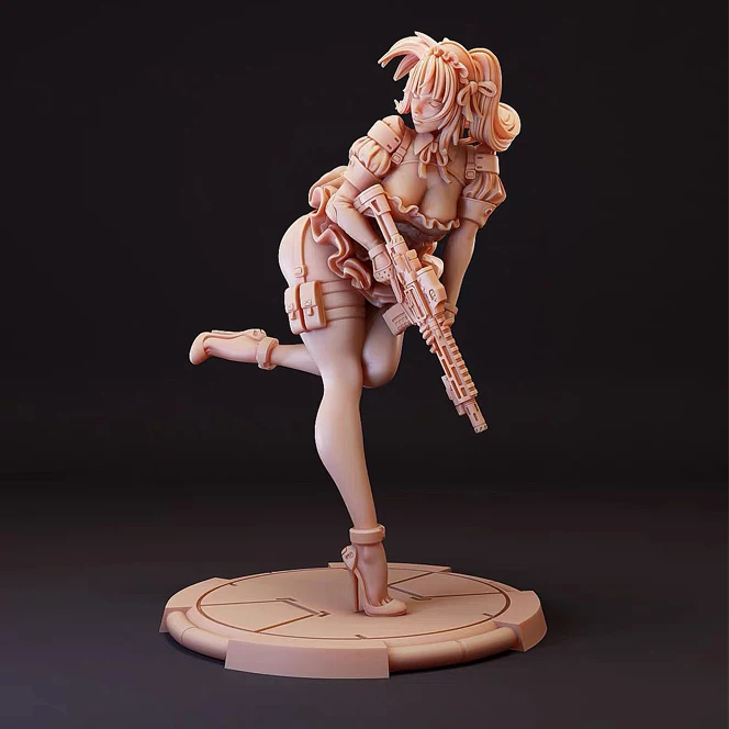 75MM Resin model kits figure b - огляд і ціна Model Kit Waifu