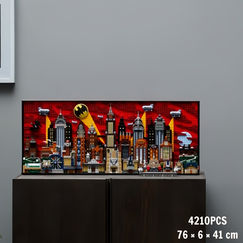 4210PCS Dark City Street Scene - огляд і ціна Model Kit Wall E