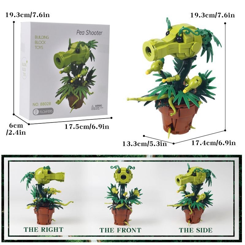 Plants vs. Zombies Carnivorous - огляд і ціна Model Kit Vs Figure