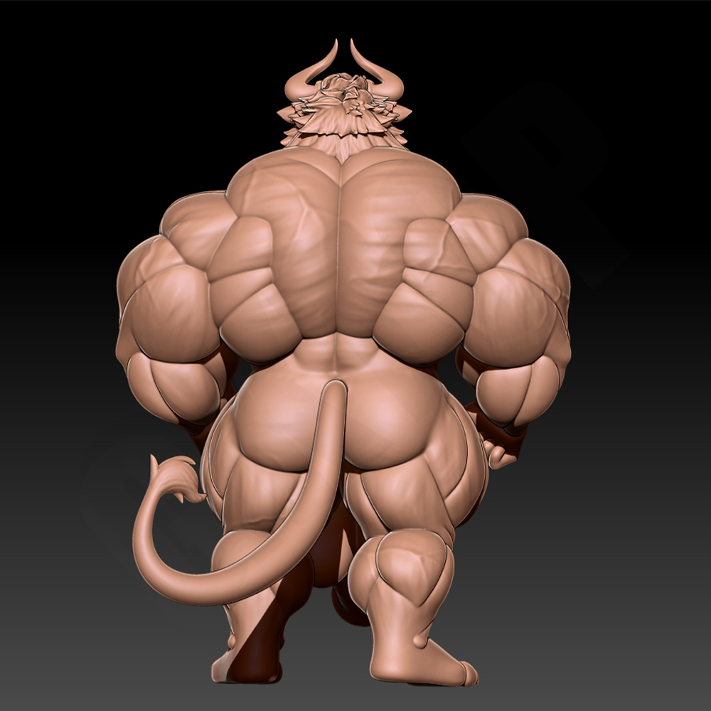 Hunky Fitness Muscle Bull 1/24 - огляд і ціна Model Kit Diorama