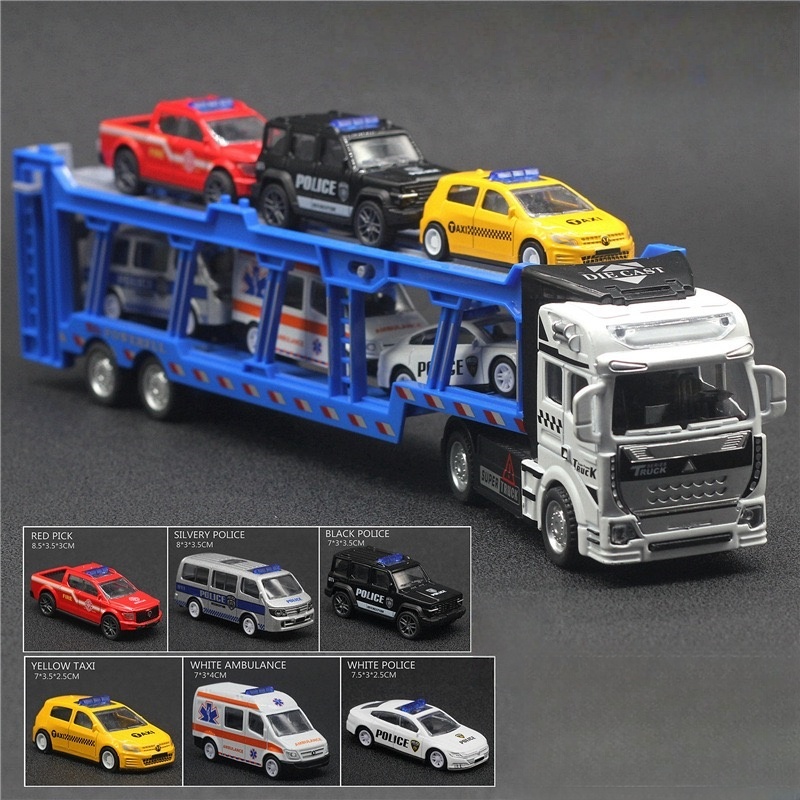An alloy double-layer transpor - огляд і ціна Model Kit Cars