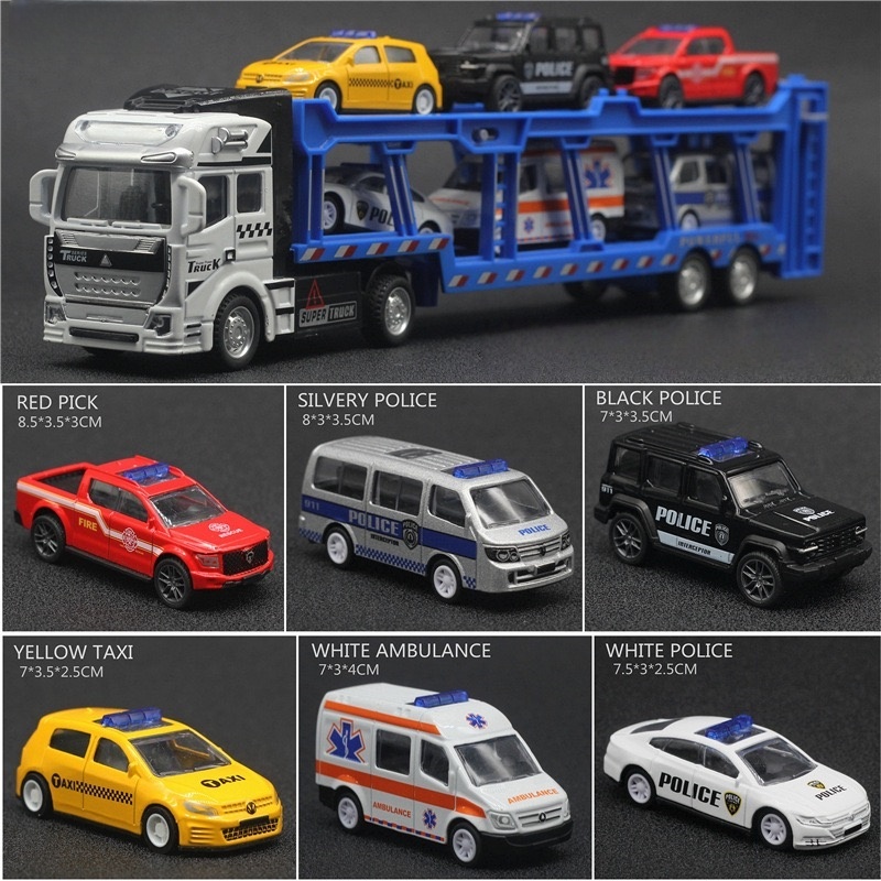 An alloy double-layer transpor - огляд і ціна Model Kit Cars