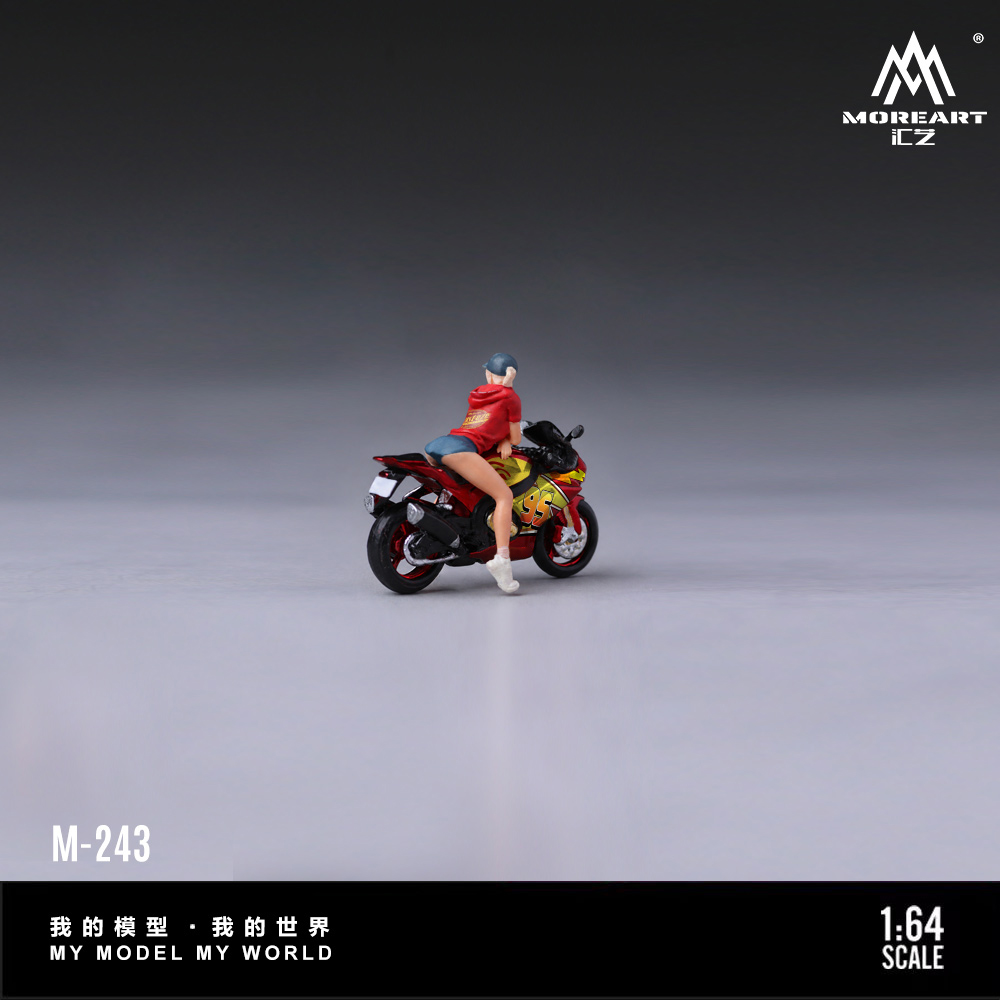 MoreArt 1:64 Resin Model Motor - огляд і ціна Model Kit Girl