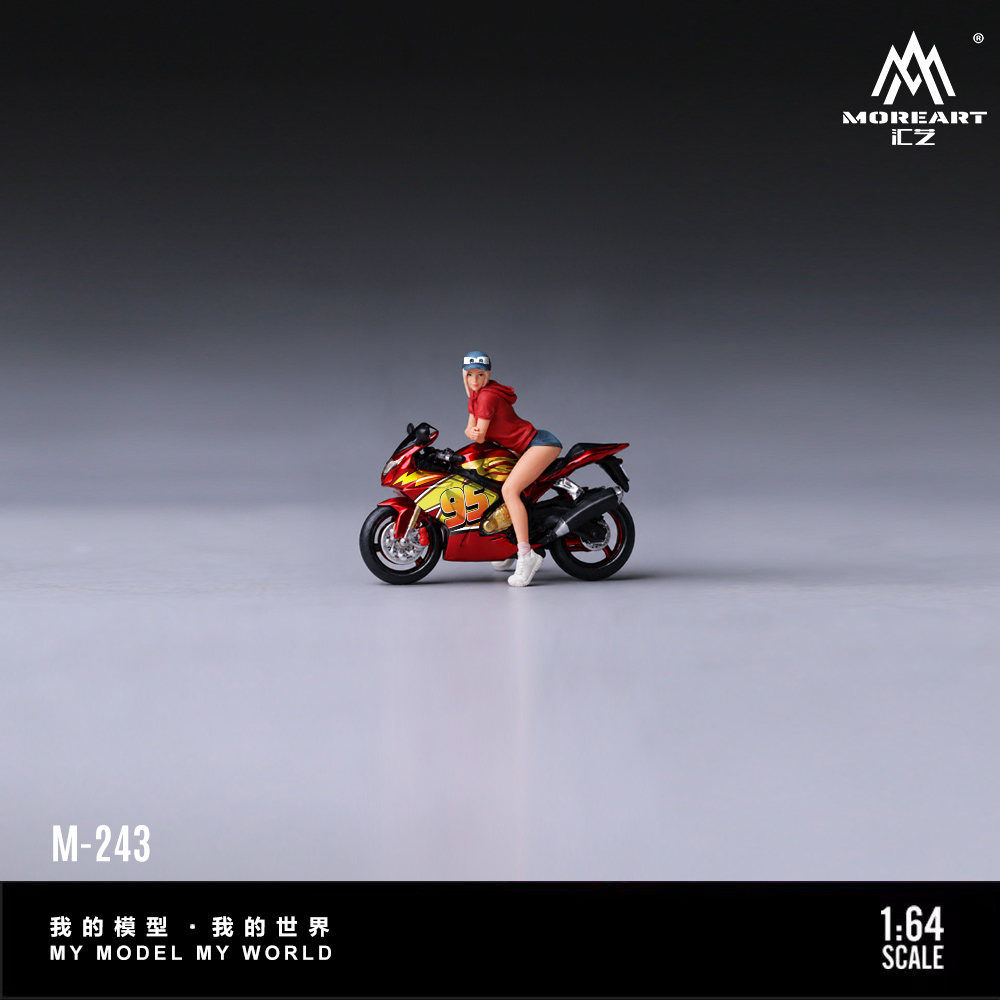 MoreArt 1:64 Resin Model Motor - огляд і ціна Model Kit Girl