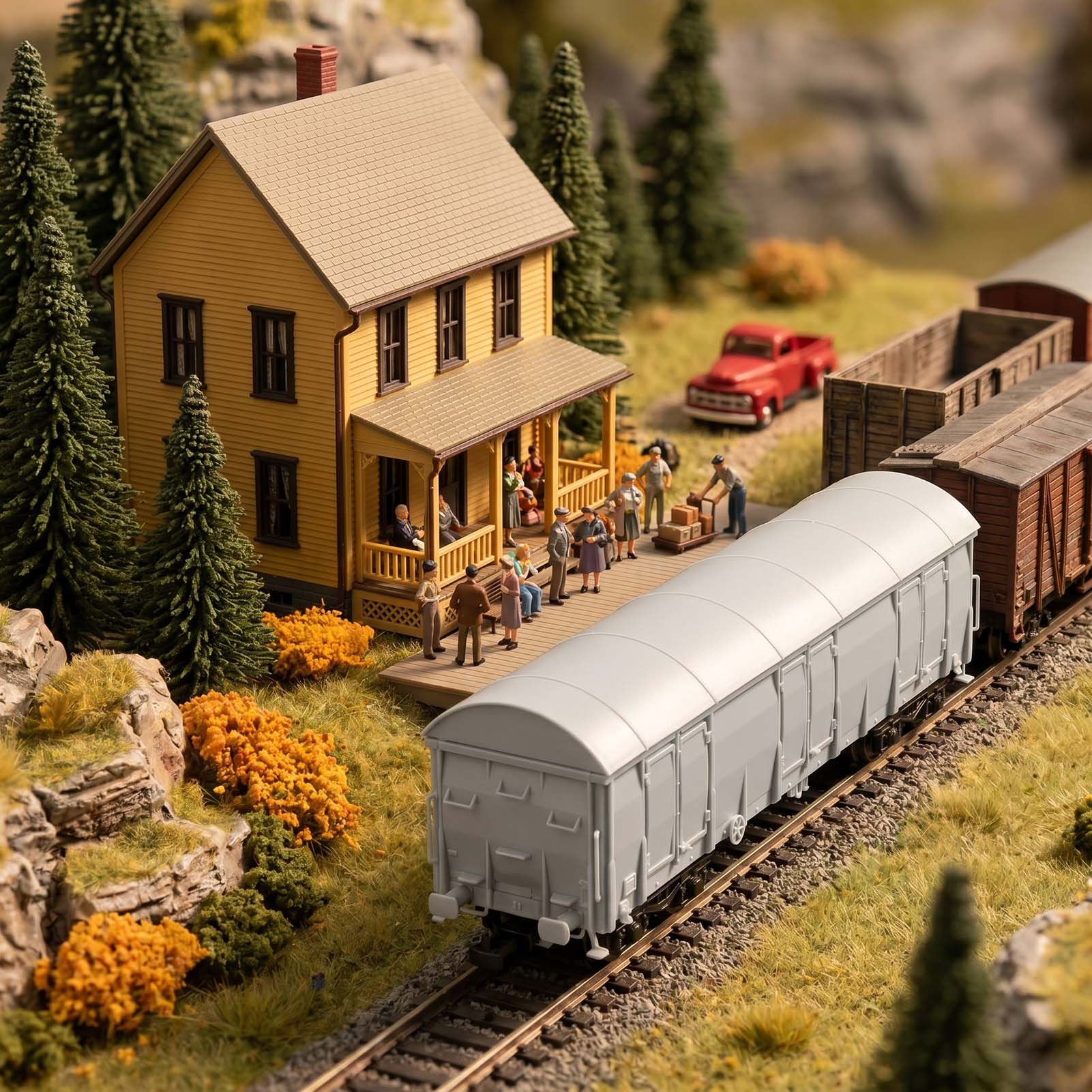 Evemodel HO Scale 1:87 Blank U - огляд і ціна Model Kit Lugia