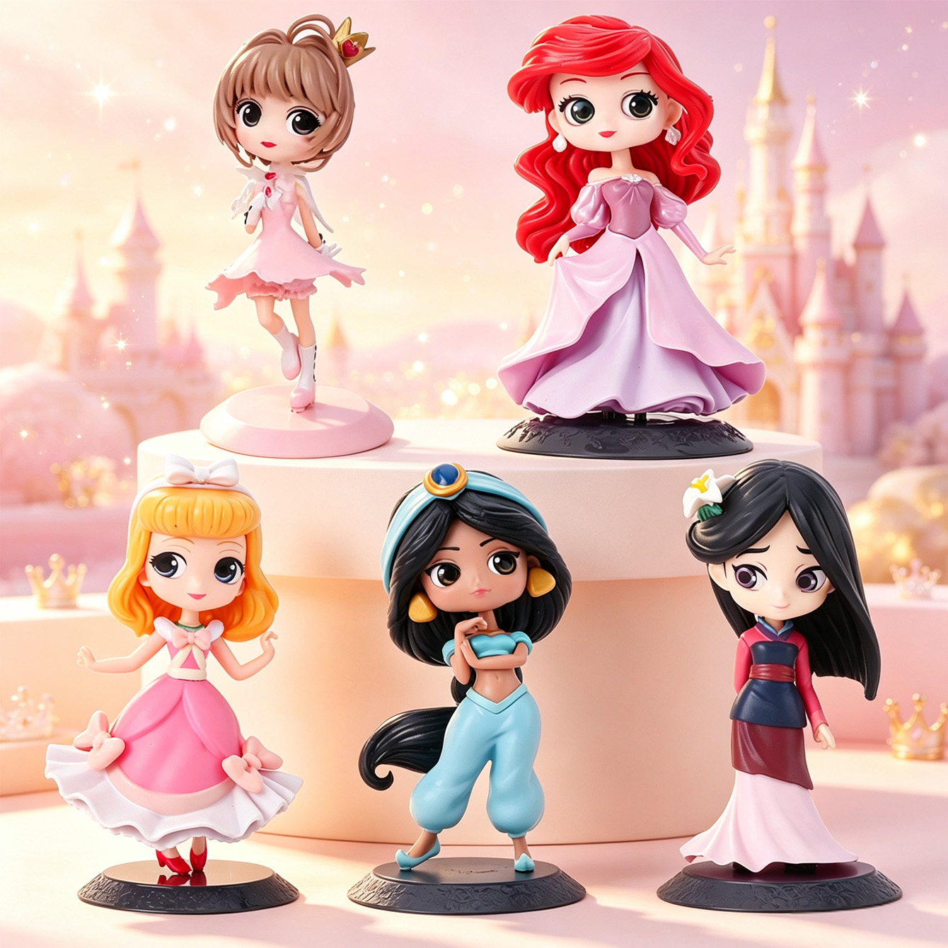 Cute Cartoon Girl Figure Set M - огляд і ціна Model Kit Girl