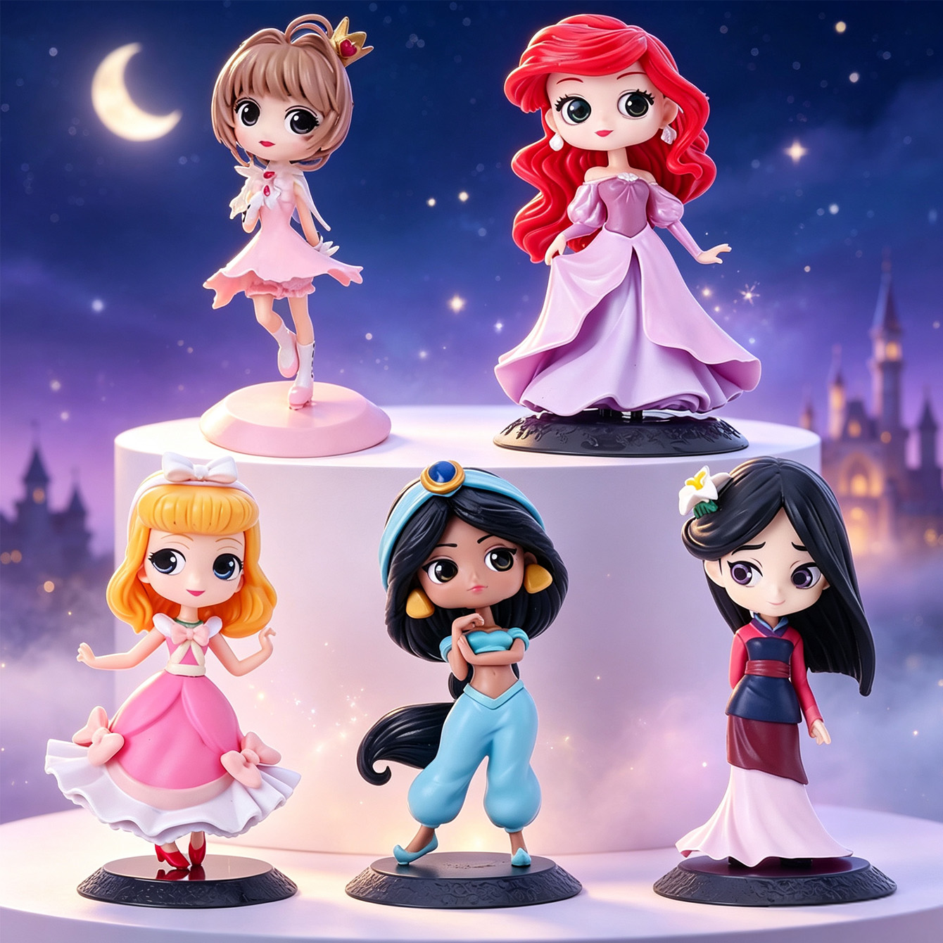 Cute Cartoon Girl Figure Set M - огляд і ціна Model Kit Girl