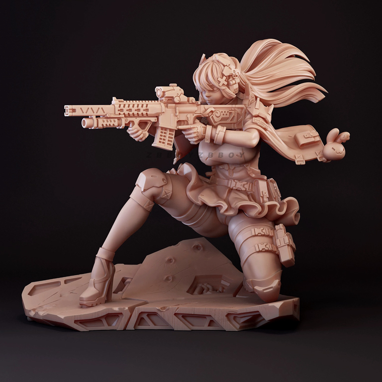 35mm  Colorless assembly and c - огляд і ціна Model Kit Waifu