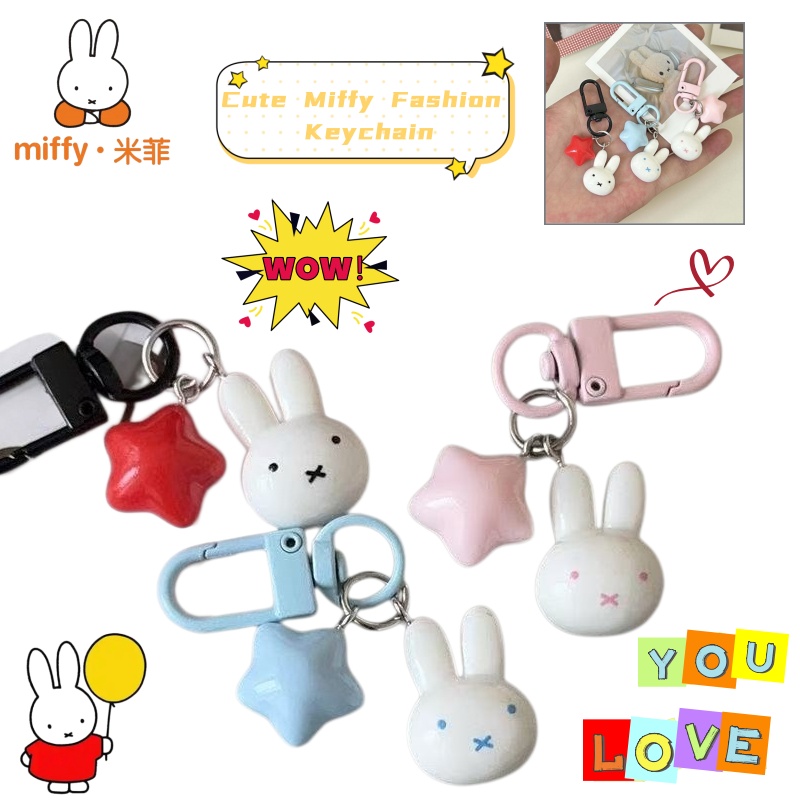 Kawaii Miffy Keychain Cute Rab - огляд і ціна Model Kit Cars